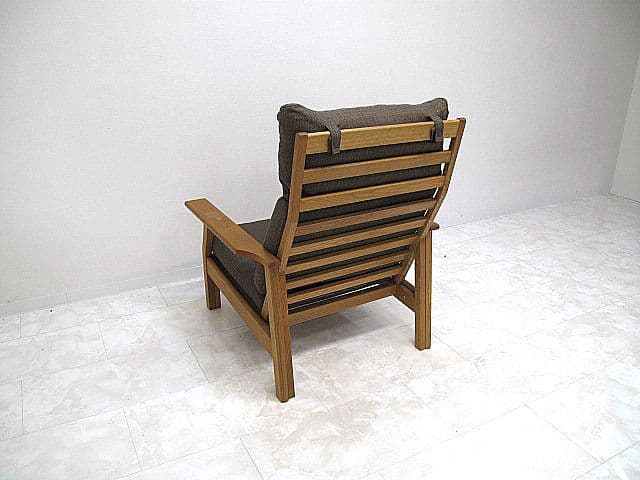 展示品　木馬舎 オーク無垢材イージーチェア 　1人掛けソファ　パーソナルチェア