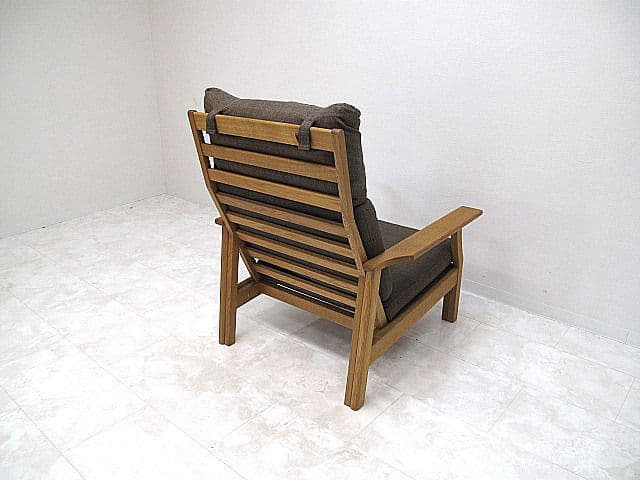 展示品　木馬舎 オーク無垢材イージーチェア 　1人掛けソファ　パーソナルチェア