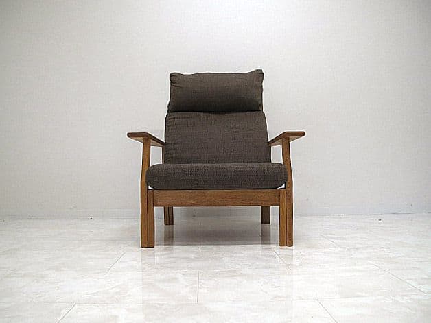 展示品　木馬舎 オーク無垢材イージーチェア 　1人掛けソファ　パーソナルチェア