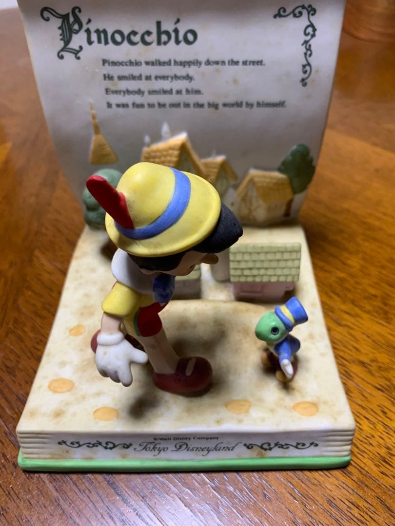 ピノキオ 陶器置物　東京ディズニーランド製