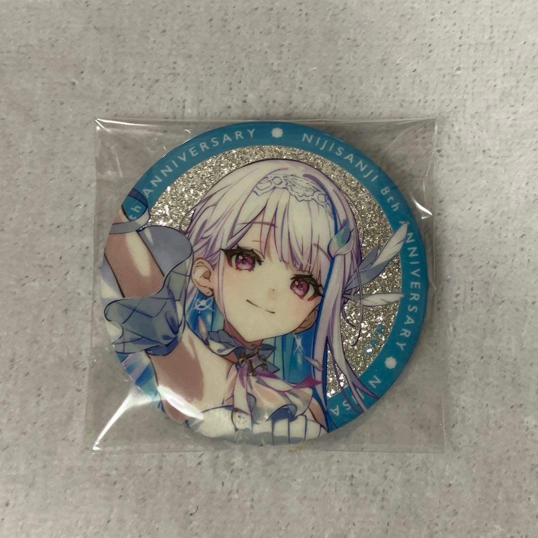 にじさんじ リゼ・ ヘルエスタ 8周年 ランダムグリッター缶バッジ
