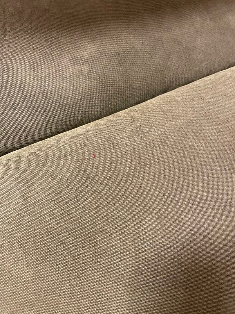 無印　リビングでもダイニングでもつかえるソファチェア　オーク材　カーキ　手渡し