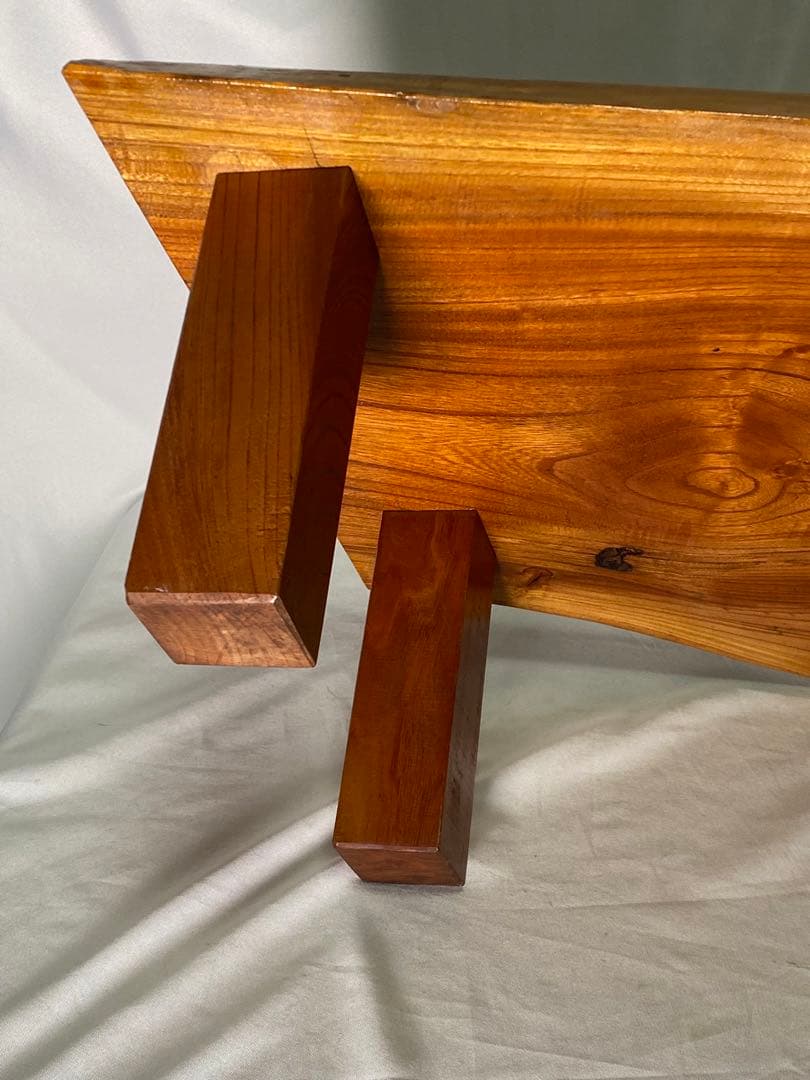 1444❣️ 一枚板　ミニローテーブル　ちゃぶ台