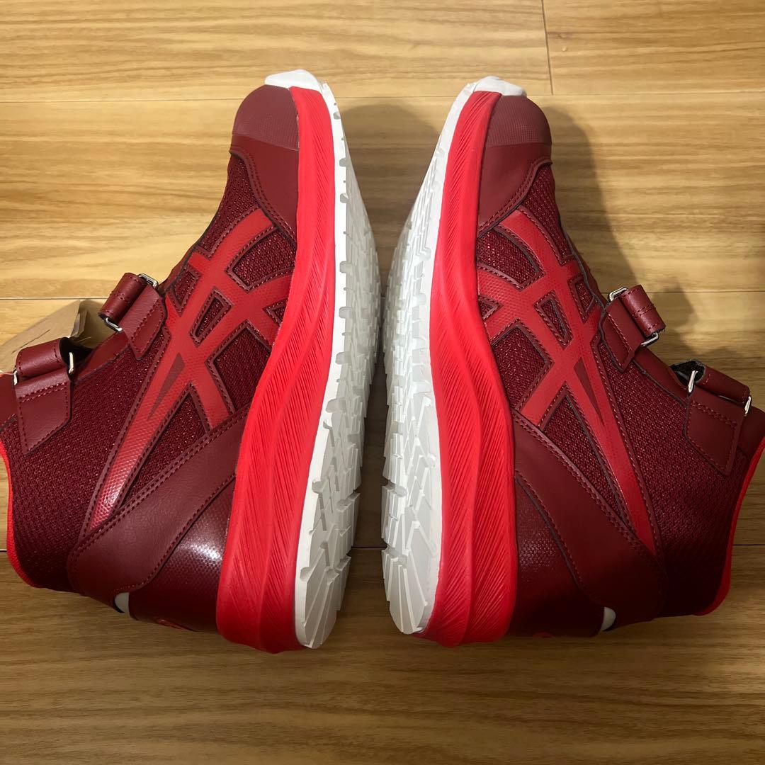 【週末セール！日曜日まで！！】【新品未使用】アシックス 安全靴27.5cmレッド