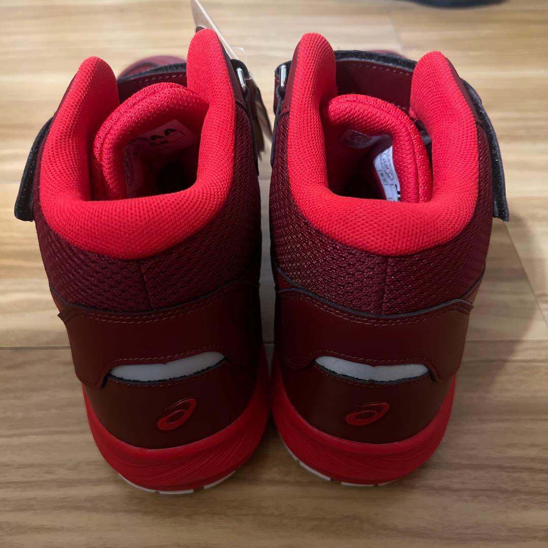 【週末セール！日曜日まで！！】【新品未使用】アシックス 安全靴27.5cmレッド