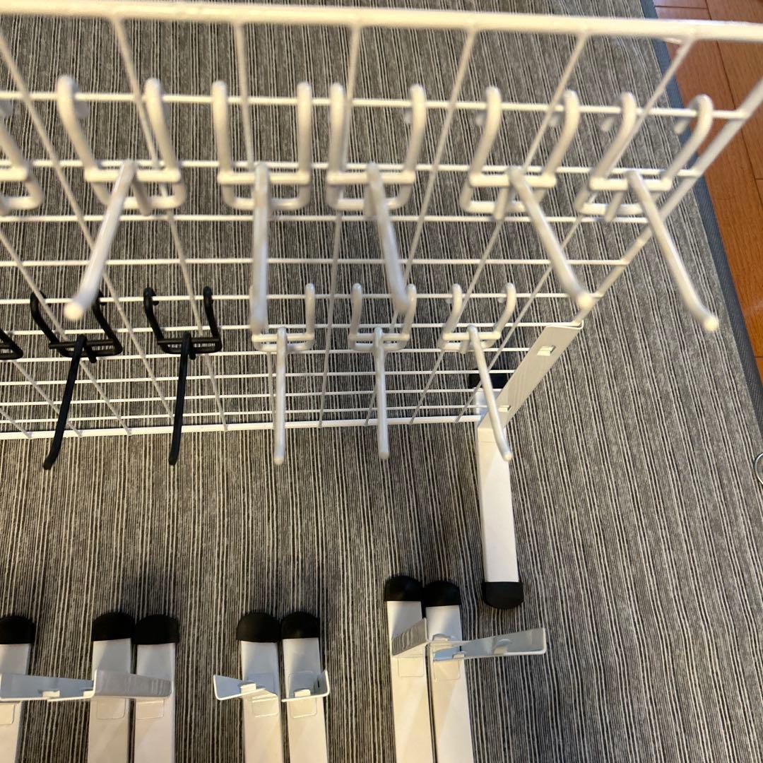 ワイヤーネット用フック25個 ワイヤーネット用スタンド6組