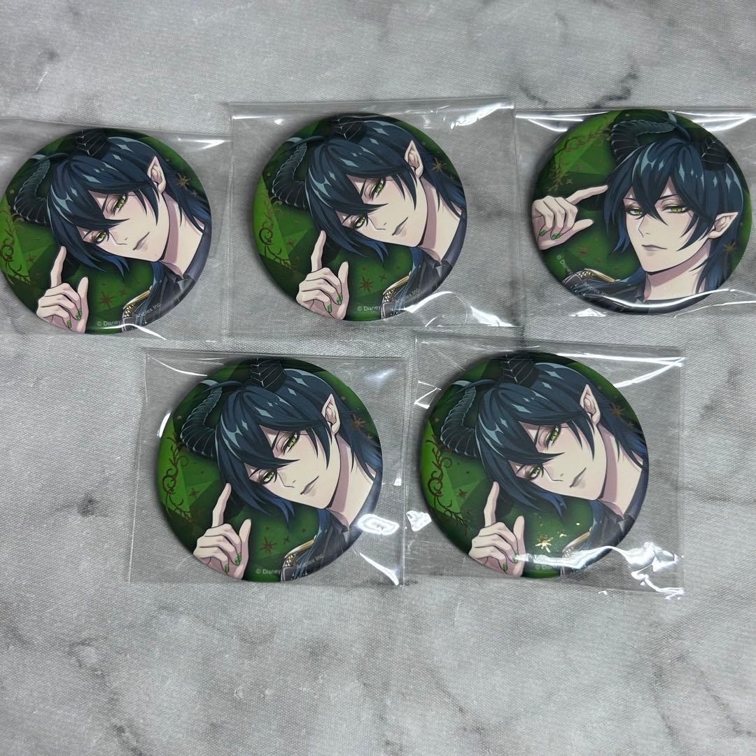 ツイステ ツイステ展 5周年 缶バッジ ブレイジングジュエル マレウス