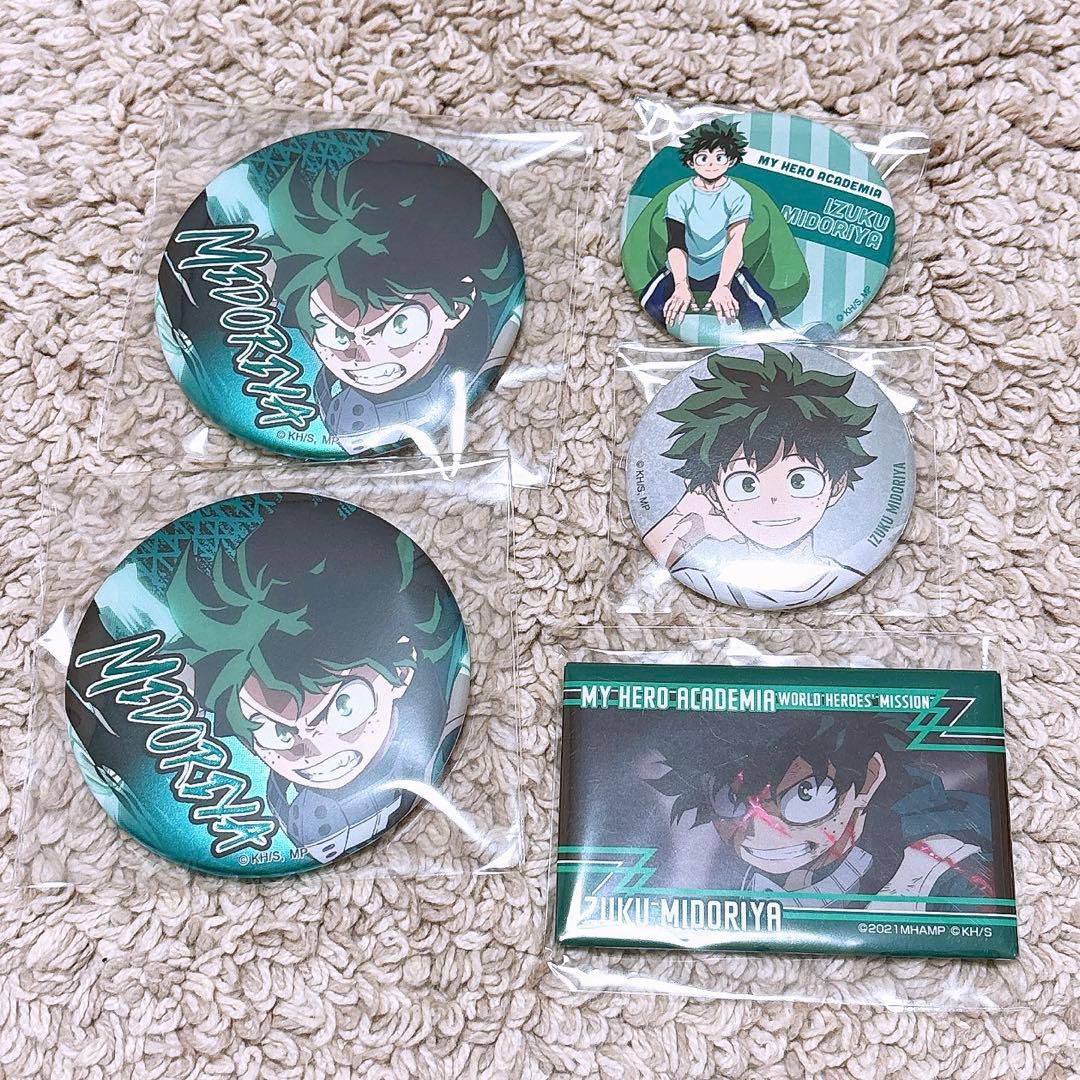 僕のヒーローアカデミア 緑谷出久 缶バッジ まとめ売り - メルカリ