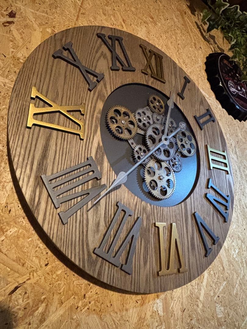 超ビッグ直径60㎝ ギアデザイン時計
