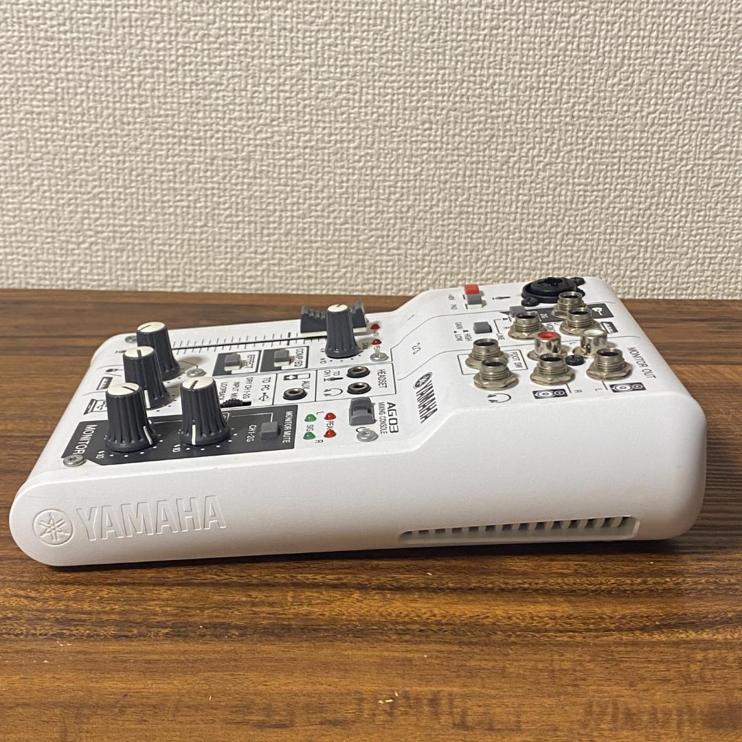 YAMAHA AG03 USBミキサー ホワイト 中古