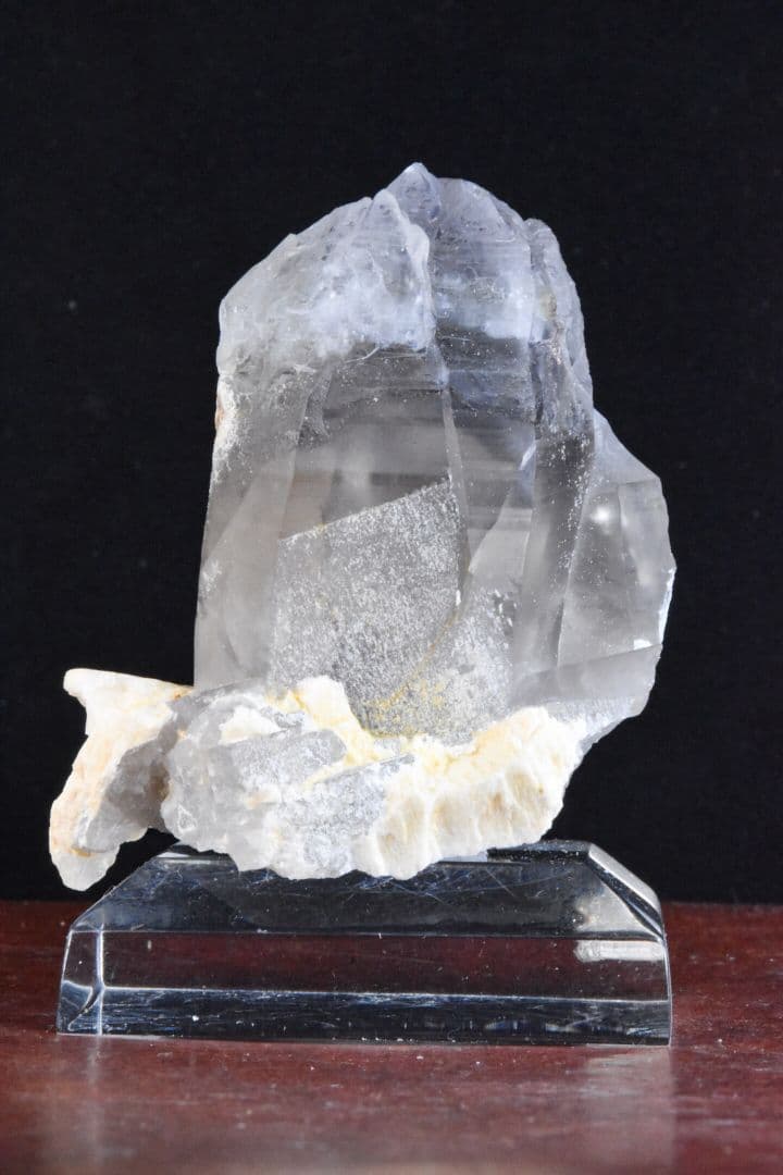 山梨県甲府市黒平産 スモーキークォーツホワイトキャップセプター