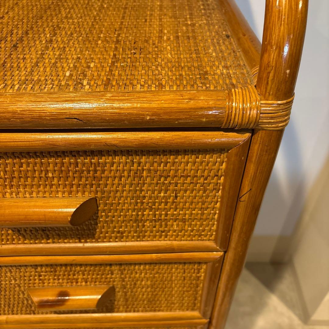 ラタン　チェスト　特大サイズ