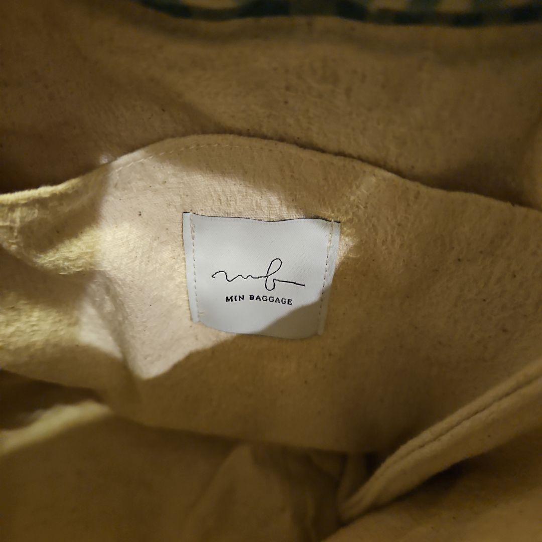 最終値下げ❗min baggage 完売ギンガムチェック柄suzuranbag