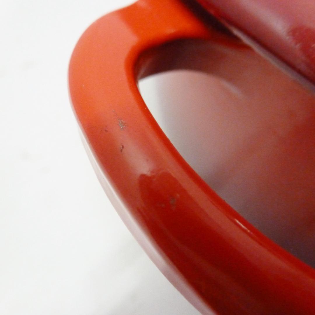 ル・クルーゼ ココットロンド 26cm チェリーレッド 両手鍋 ホーロー