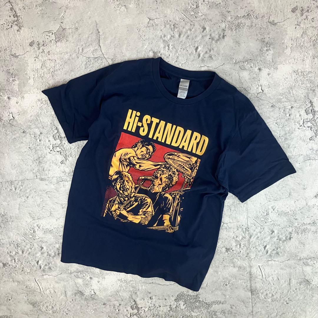 Hi-STANDARD ハイスタンダード Tシャツ バンドT 古着 プリント L