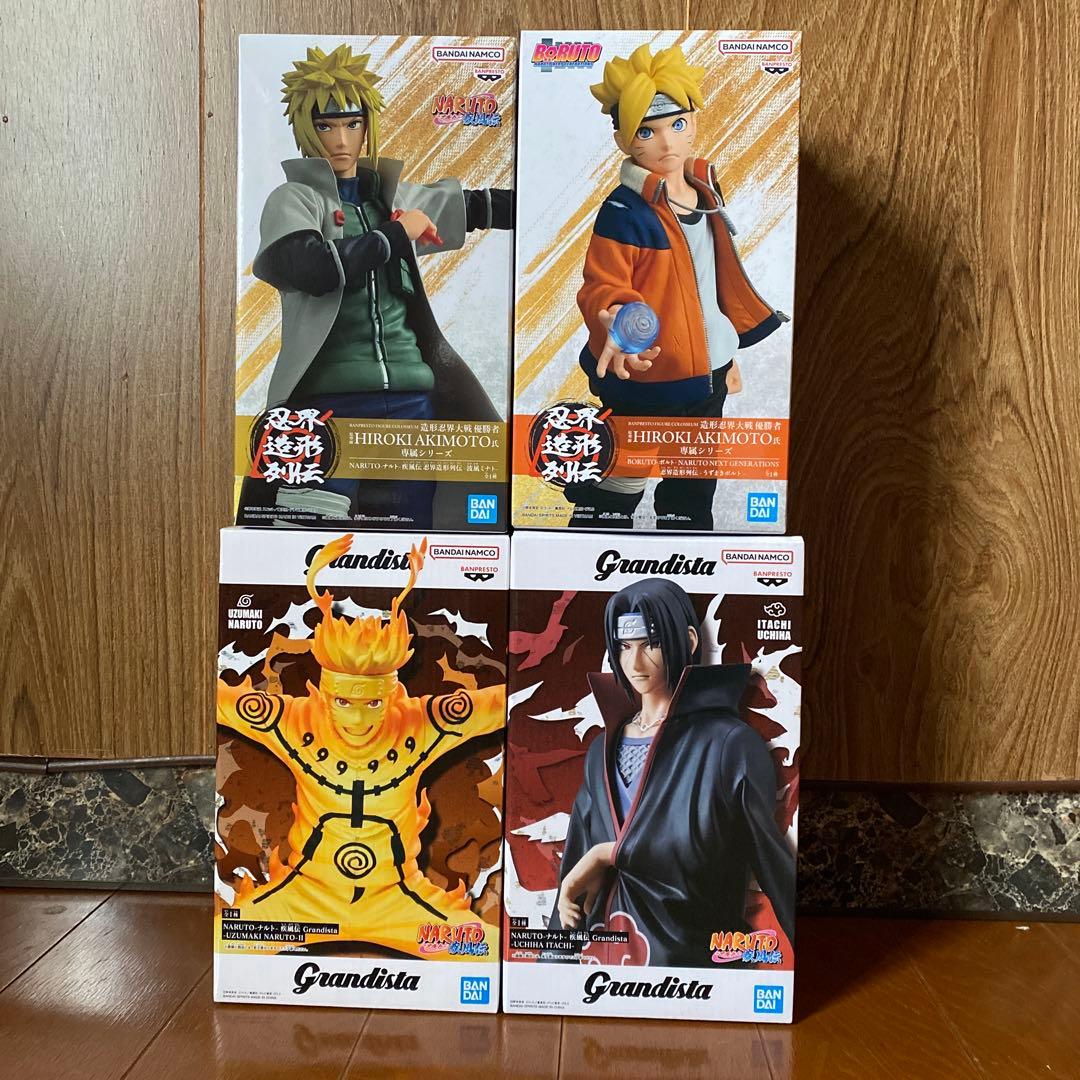Grandista 、忍界造形列伝 ナルト フィギュア4体セット - メルカリ