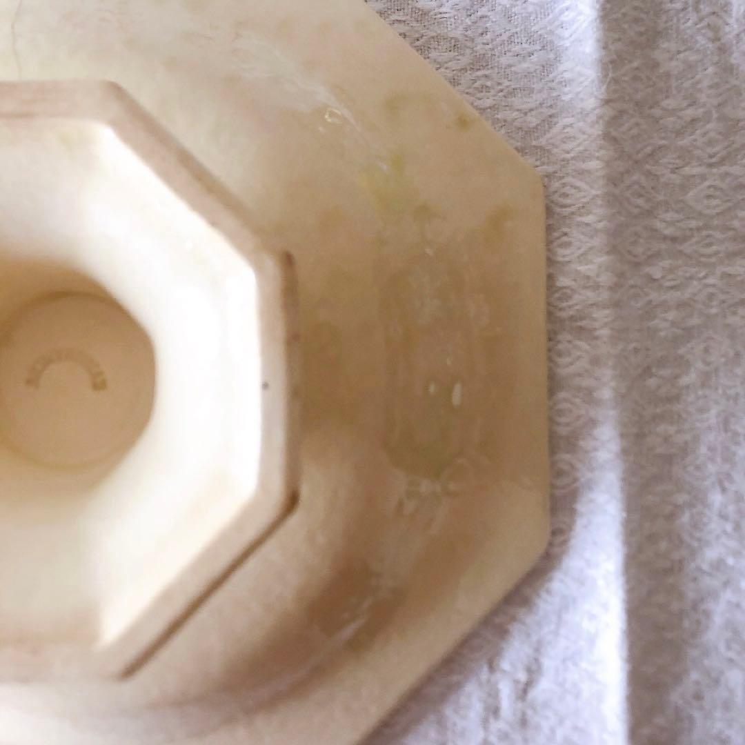 希少　クレイユモントロー　オクトゴナルケーキスタンド　フランスアンティーク食器