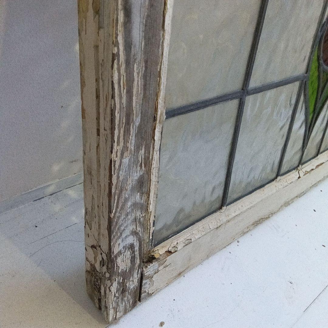 イギリスアンティークステンドグラス・アンティーク窓枠