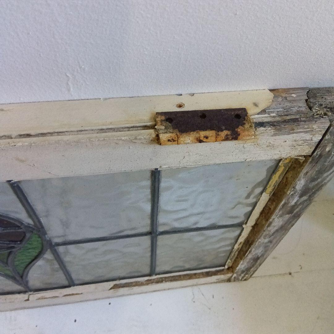 イギリスアンティークステンドグラス・アンティーク窓枠