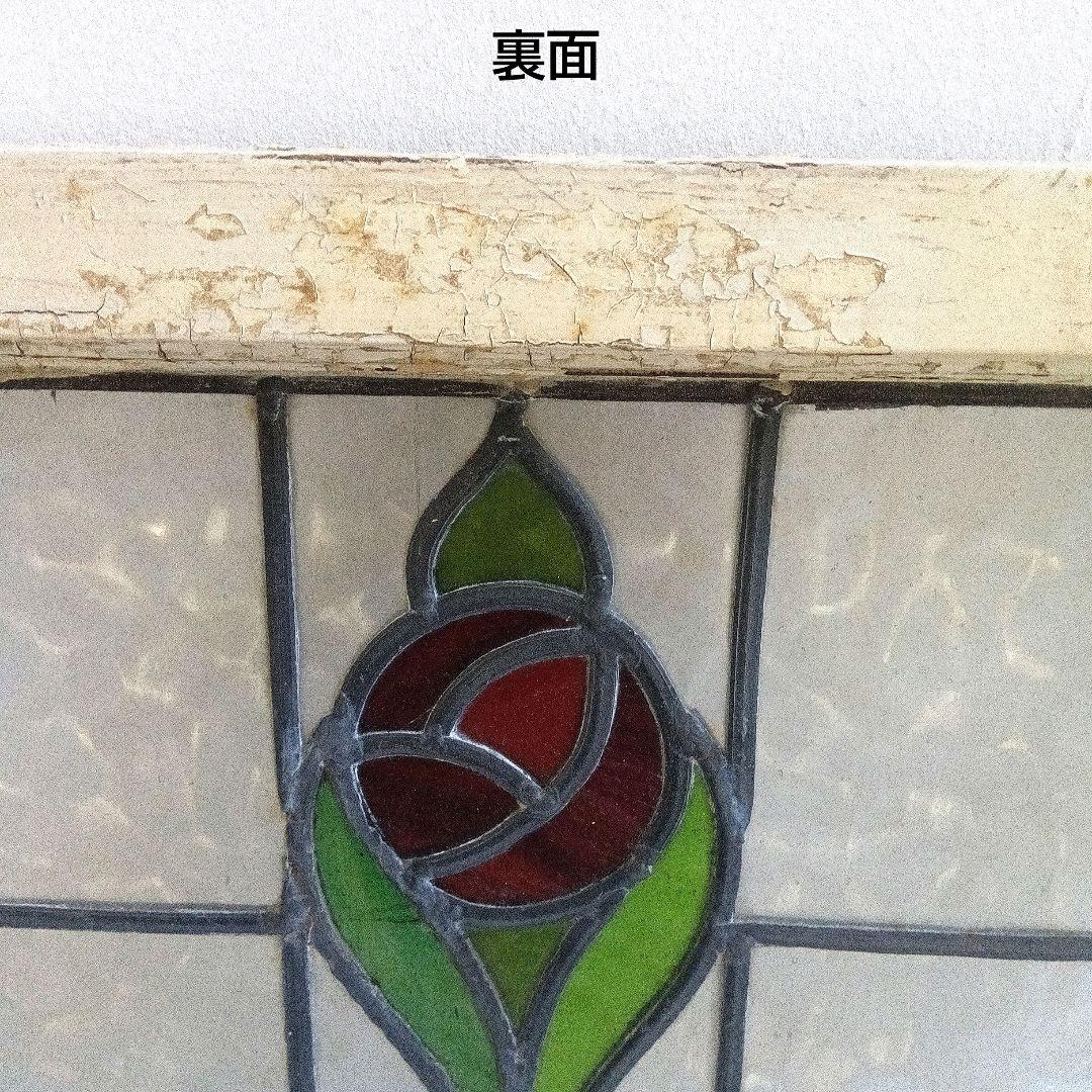 イギリスアンティークステンドグラス・アンティーク窓枠