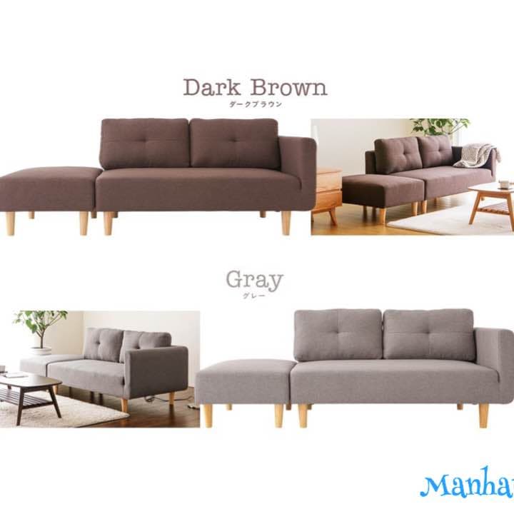 ソファ ソファー 2人掛けソファベッド ロー l字 オットマン 2人掛け