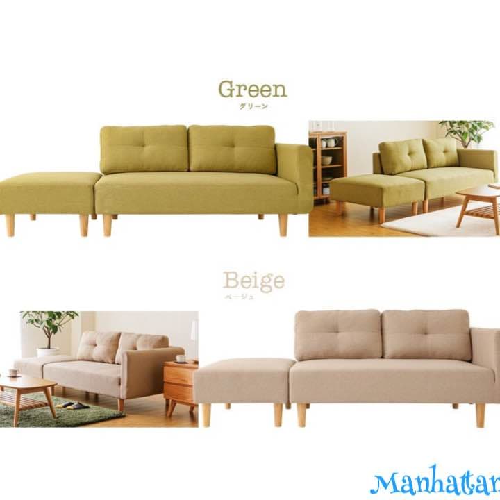 ソファ ソファー 2人掛けソファベッド ロー l字 オットマン 2人掛け