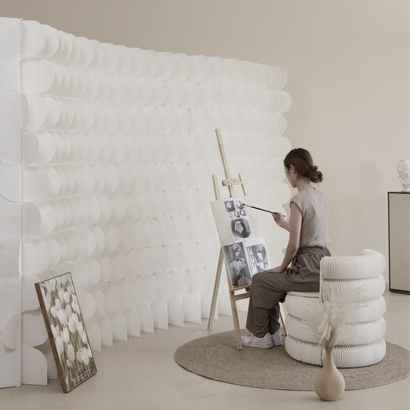 折りたたみパーテーション間仕切り高さ1.6ｍ長さ1ｍ-2ｍ組立不要目隠し区切り