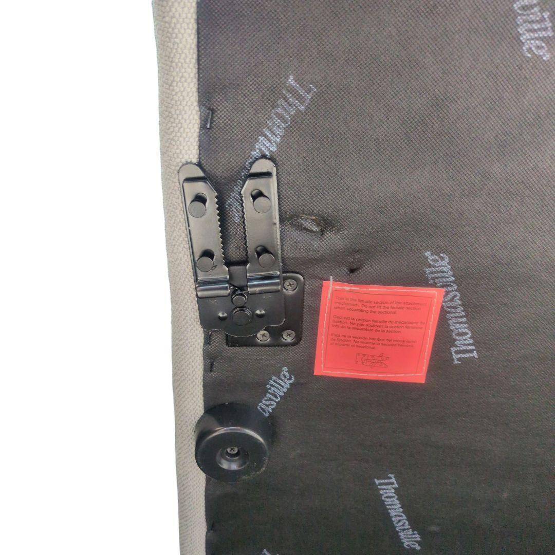 【未使用】Thomasville 布製モジュールソファ　オットマンのみ　収納付き