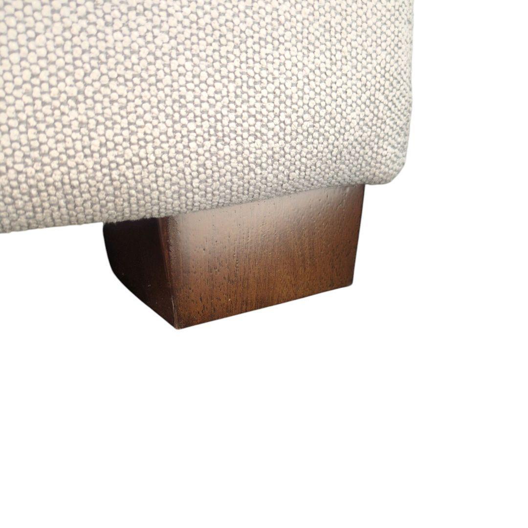 【未使用】Thomasville 布製モジュールソファ　オットマンのみ　収納付き