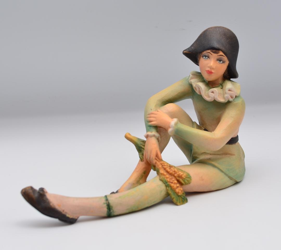 ミモザのレべリア アンリ ANRI ミラ・フジタ 木彫り人形 イタリア 限定