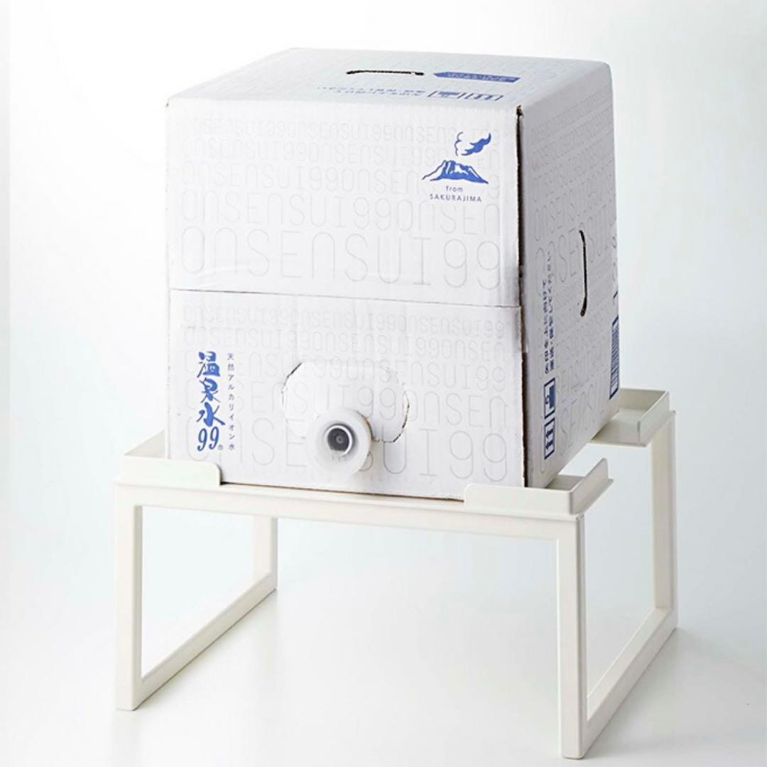 【人気完売品】tower バッグインボックススタンド 山崎実業 ホワイト