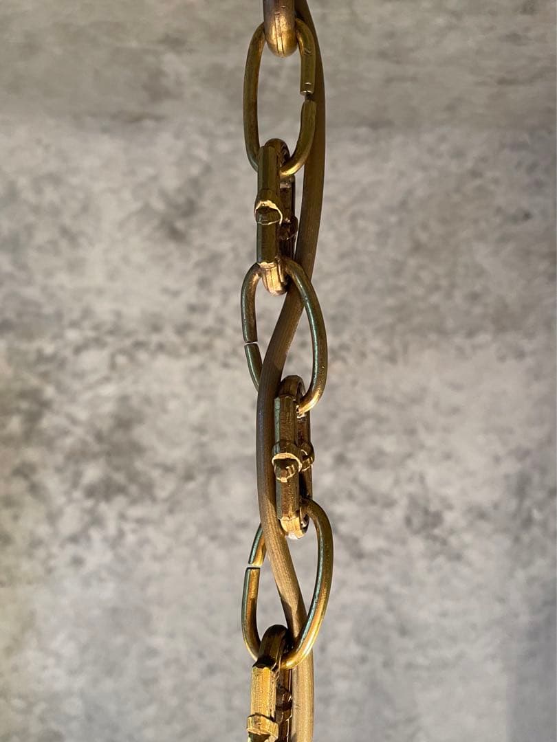 激安！5-9.フランス アンティーク シャンデリア 5灯 キャンドル ブロンズ