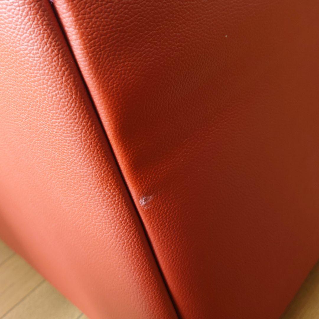 【送料込み】2人掛けレザーソファ