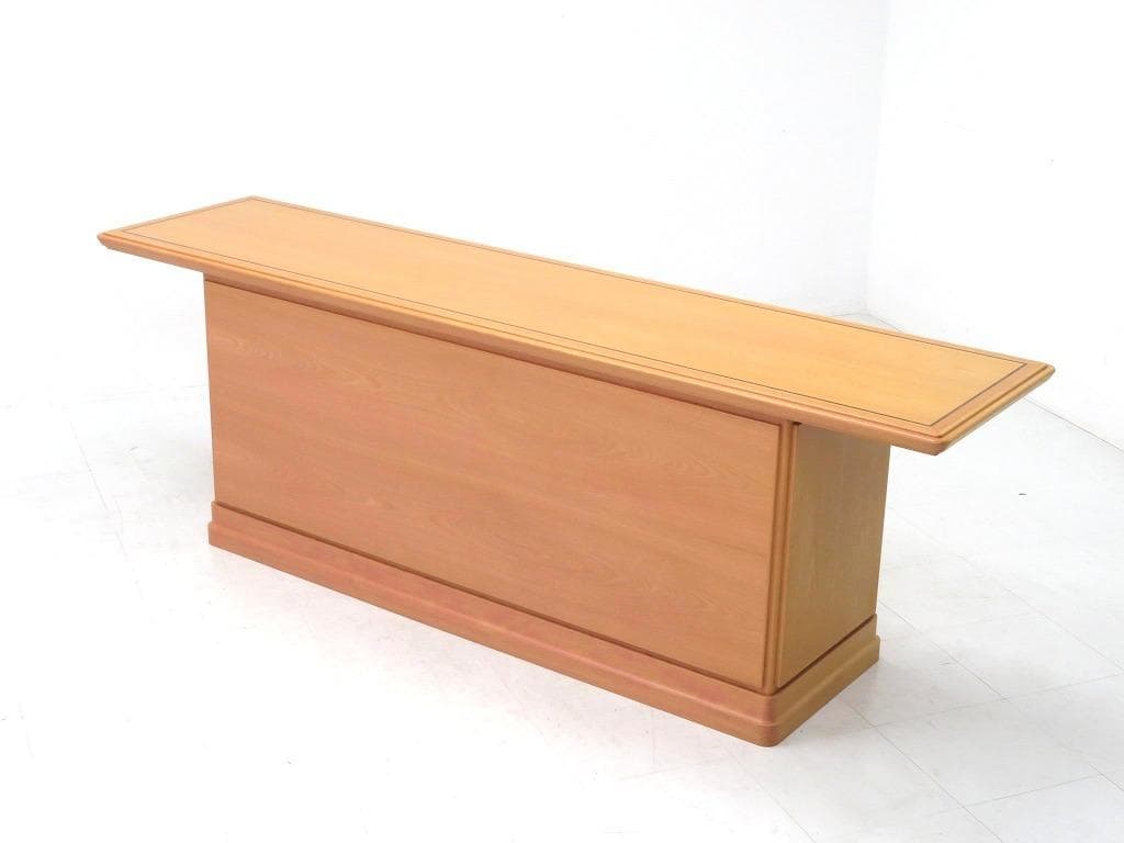 美品　天童木工　サクラ材　サイドボード　収納　キャビネット　チェスト　モダン