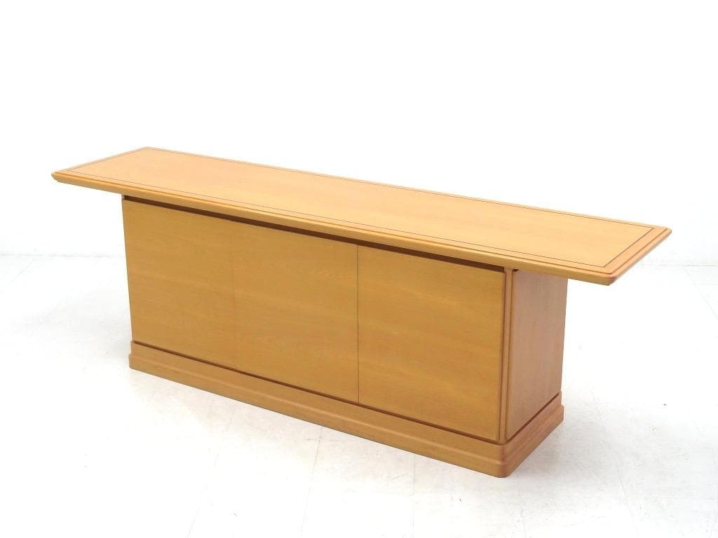 美品　天童木工　サクラ材　サイドボード　収納　キャビネット　チェスト　モダン