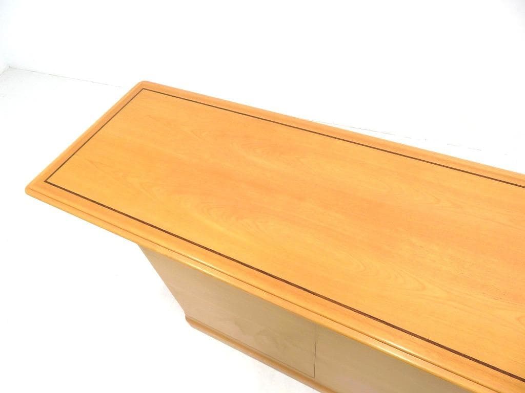 美品　天童木工　サクラ材　サイドボード　収納　キャビネット　チェスト　モダン