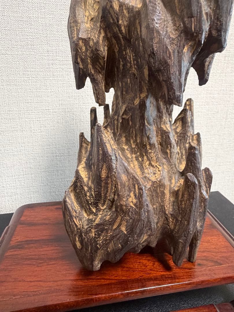 天然香木 希少良香 伽羅 山子 置物 493.5g