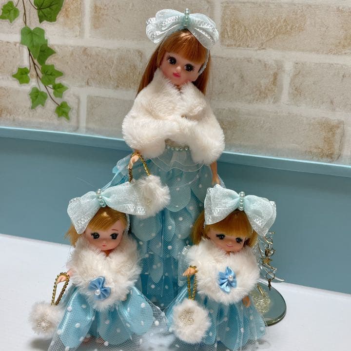 リカちゃんミキマキちゃんハンドメイドドレスセット