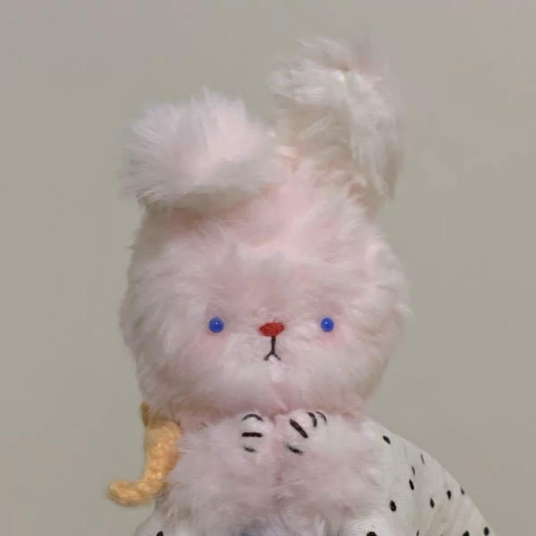 青いお目目のうさぎちゃん アーティストベア 海外作家様 ハンドメイド テディベア