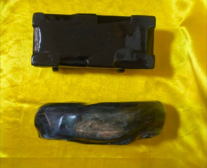 【次は貴方の番です】⭕️最高最強金運財運魔除　勾玉蛇石3.5キロ