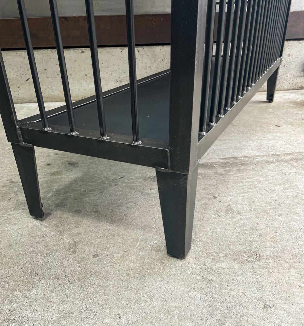 アイアンシェルフ［Lattice］鉄板棚　鉄格子　アイアン家具　アイアンラック