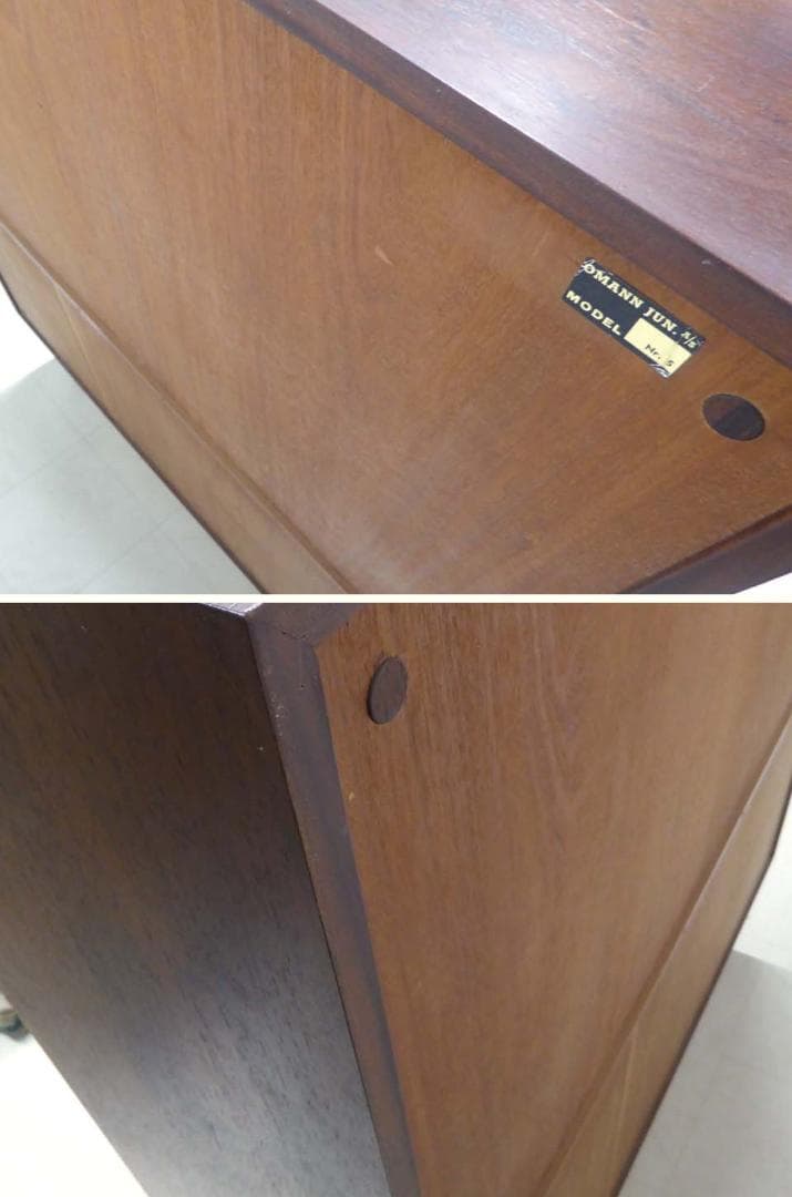 ■OMANN JUN■デンマーク Nr.5 ビンテージ ローズウッド 本棚