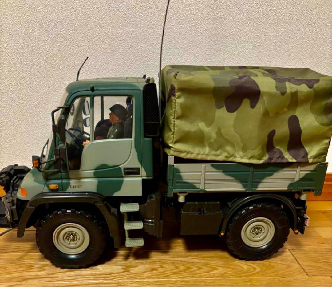 タミヤ RC ウニモグ ハンター 1/12 バッテリー付 迷彩色