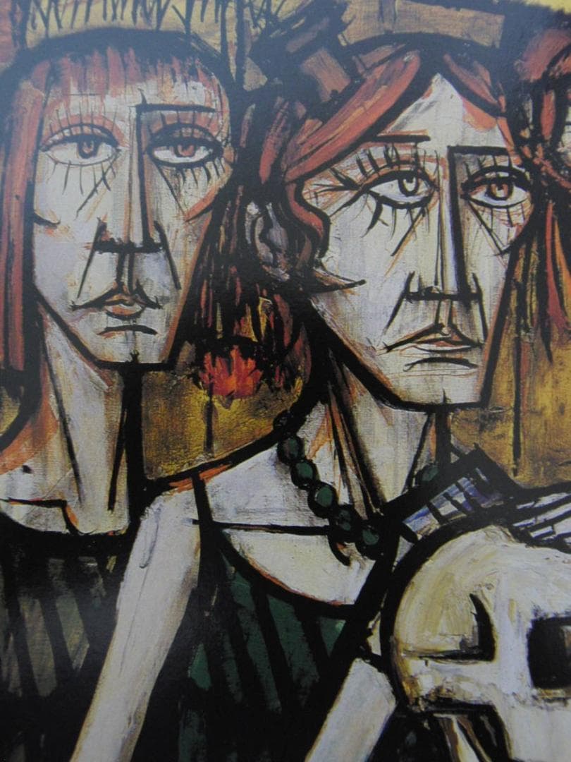 ベルナール・ビュッフェ【LES FOLLES-Femmes au crane】