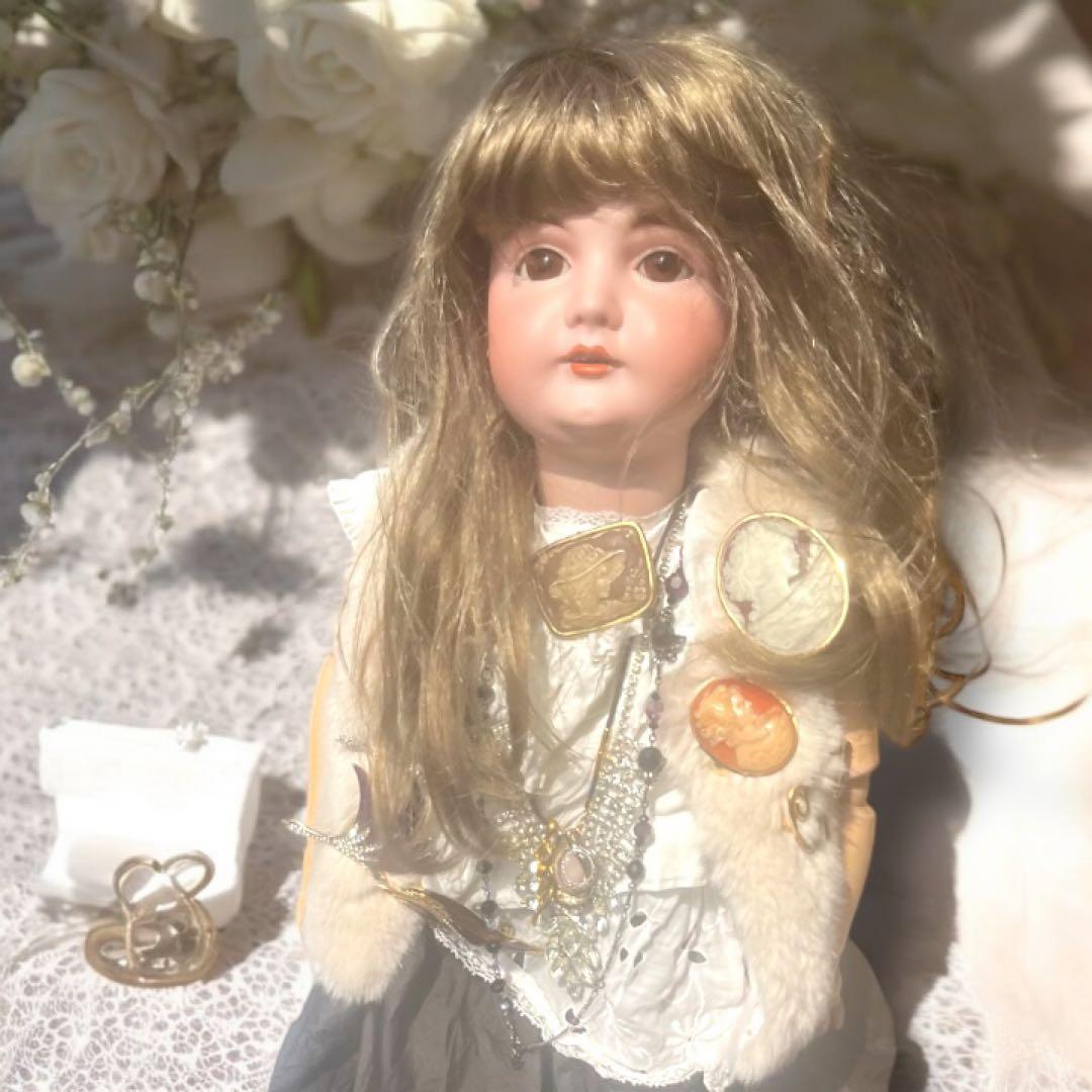 まるこ様専用 アンティーク ビスクドール ケストナー 164 シェルカメオ