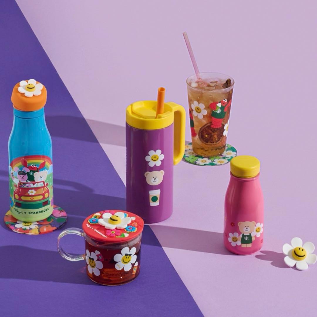 海外限定✨】 新品未使用 Wiggle Wiggle スタバコラボ 水筒ピンク