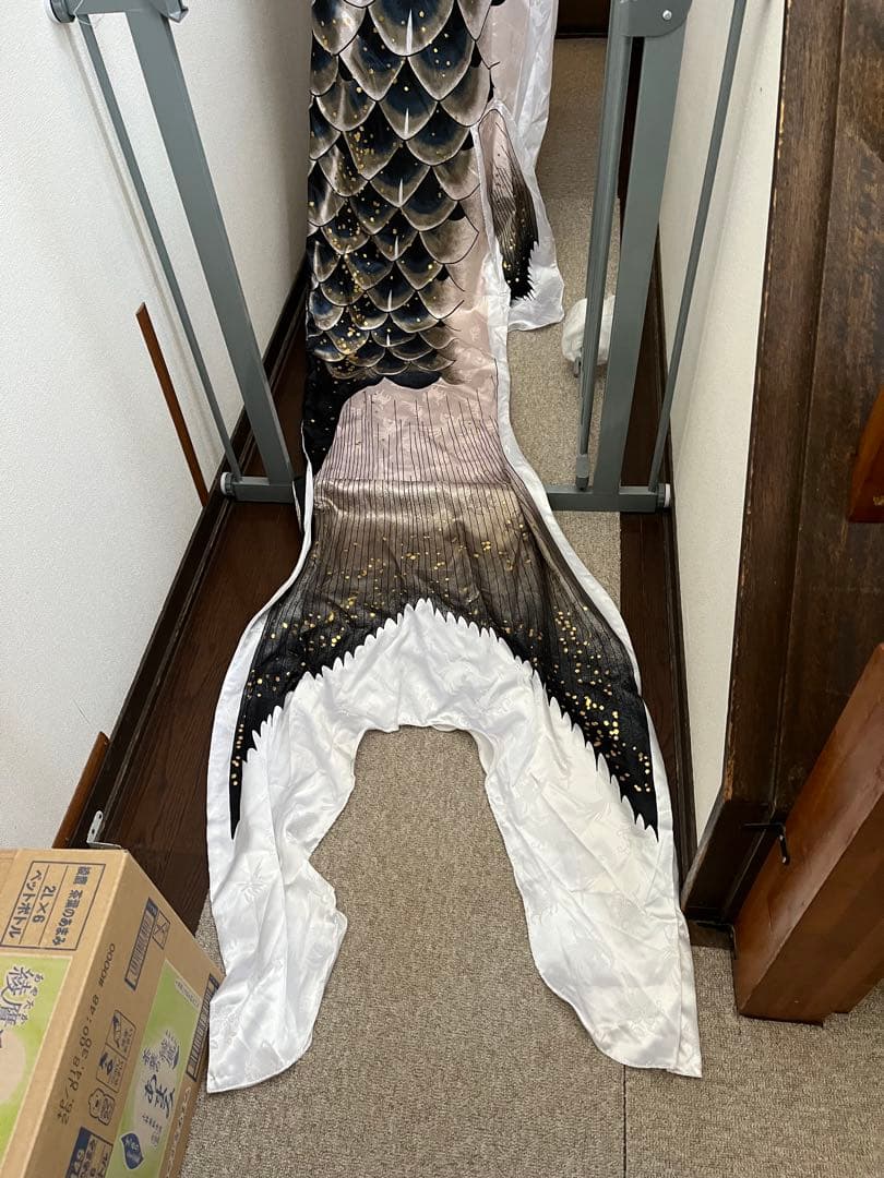 鯉のぼり　5m吉兆　黒鯉