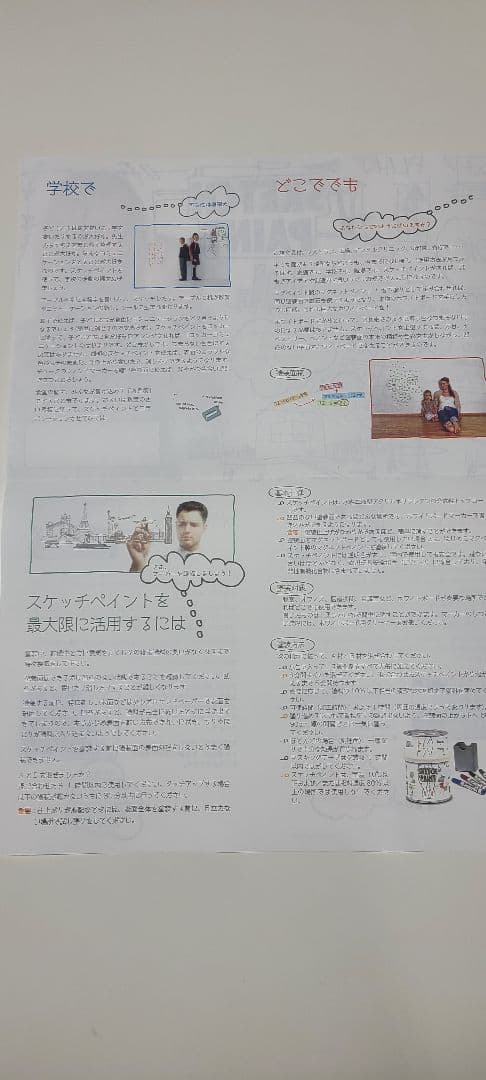 ホワイトボードペイント スケッチペイント