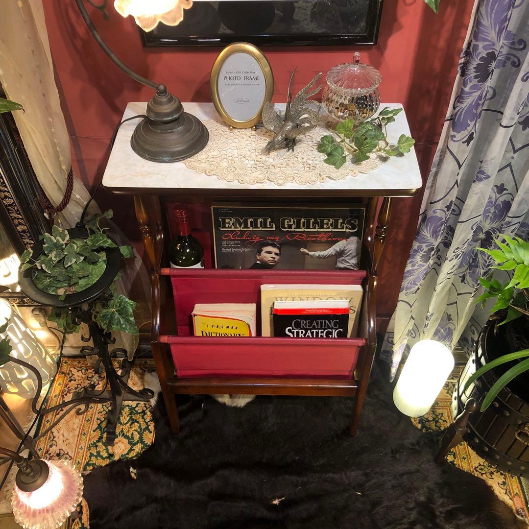 70’s ヴィンテージ スピンドルポスト　ラック　サイドテーブル クラシック