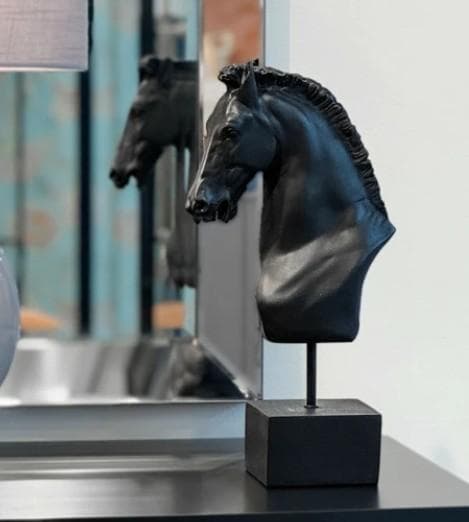 馬 置物 オブジェ 馬頭 アンティーク ビンテージ クラシック AC-157